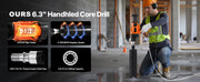 Load image into Gallery viewer, SucceBuy Diamond Core Drilling Machine Dry and Wet Concrete Core Drill Rig with 4 Drill Bits for Concrete Brick Stone 1800/2000W