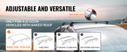Load image into Gallery viewer, SucceBuy Roof Rack Cross Bars with Grooved Side Rails 200lbs Aluminum Crossbars with Locks for Rooftop Cargo Carrier Bag Luggage