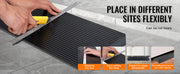 Load image into Gallery viewer, Amocart 1.2" Rise Threshold Ramp Cuttable Natural Rubber Wheelchair Ramp Scooter with Double-Sided Tape for Doorways Driveways