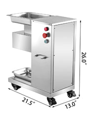Load image into Gallery viewer, Amocart 500Kg/H Electric Meat Slicer 750W Commercial Meat Cutter 3mm Stainless Steel Blades Food Cutting Slicing Machine