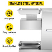 Load image into Gallery viewer, Amocart 500Kg/H Electric Meat Slicer 750W Commercial Meat Cutter 3mm Stainless Steel Blades Food Cutting Slicing Machine