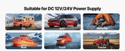 Charger l'image dans la visionneuse de galerie, Amocart 8KW Diesel Heater DC 12V/24V All in One Portable Diesel Air Heater Car Heater with LCD Display Low Noise ,for Vans RVs