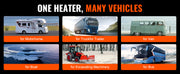 Charger l'image dans la visionneuse de galerie, Amocart 8KW Bluetooth Diesel Air Heater 12V Diesel Heater with Automatic Altitude Adjustment Diesel Parking Heater for Trailer