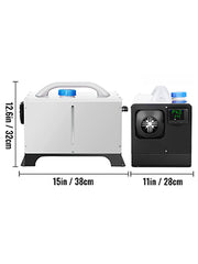 Bild in Galerie-Viewer laden, SucceBuy 8KW Diesel Air Heater Parking Heater 12V Truck Heater One Air Outlet with Black LCD Switch For RV Truck Boat Caravans