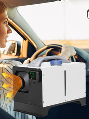 Bild in Galerie-Viewer laden, Amocart 8KW Diesel Air Heater Parking Heater 12V Truck Heater One Air Outlet with Black LCD Switch For RV Truck Boat Caravans