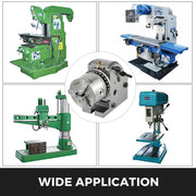 Load image into Gallery viewer, Amocart Dividing Head Precision Semi Universal BS-0 5" / 4" 3-Jaw Indexing Head Tailstock & Chuck for Drilling Milling Grinding