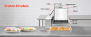 Bild in Galerie-Viewer laden, Amocart Commercial Automatic Donuts Machine Donuts Equipment Electric High Power Doughnut Maker StainlessSteel Frying AutoFryer