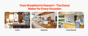 Bild in Galerie-Viewer laden, Amocart Commercial Automatic Donuts Machine Donuts Equipment Electric High Power Doughnut Maker StainlessSteel Frying AutoFryer