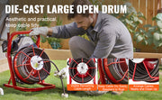 Bild in Galerie-Viewer laden, Amocart Drain Cleaner Machine 75FT/50FT Sewer Snake Auger Manual 1/2 Inch Electric Drain Cleaning Machine w/ 4 Cutters for Home