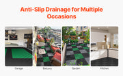 Load image into Gallery viewer, Amocart Interlocking Drainage Mat 12inx12in 12/24/40/50/55 Pcs Splicing Mats Non-Slip PP Drainage Floor Tile & Shower Mat