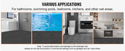 Bild in Galerie-Viewer laden, Amocart Interlocking Tile 12/50/55PCS 12"x12" Splicing Soft PVC Drainage Floor Tiles Non-Slip Drainage Holes for Bathroom Pool