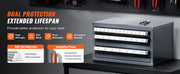 Bild in Galerie-Viewer laden, Amocart Steel Drill Dispenser Organizer Cabinet Storage Drill Bit Dispenser Cabinet Three-Drawer Drill Bit Organizer Cabinet