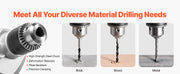 Charger l'image dans la visionneuse de galerie, Amocart Drill Mixer 1/2in 5/8 in Corded Electric Drill Mixer Set Mixing Drills Machine D-Handle Handheld Cement Mixers