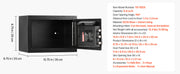Load image into Gallery viewer, Amocart Drop Safe Large Capacity Front Drop Slot Safe Box with Digital Keypad Cash Depository Box with Spare Keys for Cash Bank
