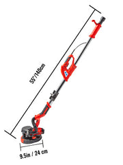 Bild in Galerie-Viewer laden, Amocart Drywall Sander 850W Variable Speed 800-1750RPM Electric Drywall Sander Foldable Sheetrock Sander with Handle Vacuum Bag