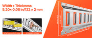 Load image into Gallery viewer, SucceBuy Universal E-Track Tie-Down Rail Kit W/ 8 Steel Rails 2 Single Slots 8 O-Rings Tie-Offs Trailer Car Securing Accessories