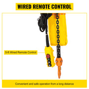Load image into Gallery viewer, Amocart 0.5/1Ton 1PHASE Industrial Electric Chain Hoist 3MHigh Heavy Duty Cranes Hoists with Limit Switch Hot Forging G80 Hook