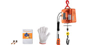 Load image into Gallery viewer, Amocart 500kg/1100lbs Electric Hoist Winch Portable Crane 25ft Lifting Height Wired Remote Control for Transportation