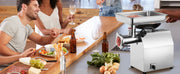 Bild in Galerie-Viewer laden, Amocart Electric Meat Grinder Food Processors Sausage Maker Filler Mincer Stuffer Stainless Steel with 2 Blades for Kitchen