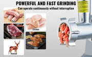 Bild in Galerie-Viewer laden, Amocart Electric Meat Grinder 5 Lb/Min Industrial Meat Mincer with Blade Grinding Plate Sausage Stuffing Blade and 3 Tubes