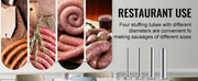 Load image into Gallery viewer, Amocart 10L/15L Electric Sausage Stuffer Stainless Steel Making Sausage Machine Commercial Grade with 4 Filling Funnel for Home