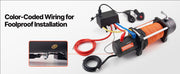 Charger l'image dans la visionneuse de galerie, Amocart 12000 lbs Wireless Electric Winch 12V DC Wired Truck Car Winch with 0.36in x 75.5ft Synthetic Rope for Towing Off-Road