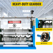 Load image into Gallery viewer, Amocart Electric Wire Stripping Machine Cable Stripper 1.5-38mm 11 Channels Acrylic+Aluminum W/Blade for Scrap Copper Recycling