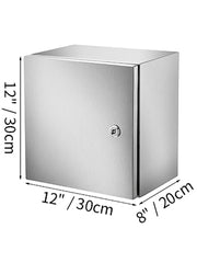 Charger l'image dans la visionneuse de galerie, Amocart NEMA Stainless Steel Enclosure 300x300x200 mm IP66 Waterproof & Dustproof Electrical Junction Box with Mounting Plate