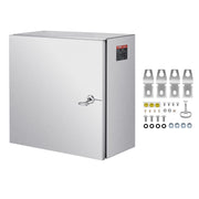 Charger l'image dans la visionneuse de galerie, Amocart NEMA Stainless Steel Enclosure 300x300x200 mm IP66 Waterproof & Dustproof Electrical Junction Box with Mounting Plate