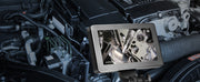 Load image into Gallery viewer, SucceBuy Articulating Borescope Camera with Light Two-way Articulated Endoscope Inspection with 6.4mm Tiny Lens 5" 1080P Screen