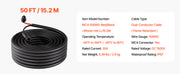 Load image into Gallery viewer, SucceBuy Solar Panel Wire 50 ft/65 ft/100 ft PV Tinned Copper Wire for Outdoor Home Off-Grid Photovoltaic Systems Black and Red