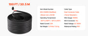 Load image into Gallery viewer, Amocart 30FT/50FT/100FT Solar Panel Extension Cable with Flame Retardant Protective Sleeving Female and Male Connectors for RV