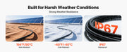 Load image into Gallery viewer, Amocart 30FT/50FT/100FT Solar Panel Extension Cable with Flame Retardant Protective Sleeving Female and Male Connectors for RV