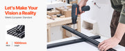 Load image into Gallery viewer, Amocart Linear Rail 4-5 PCS 1000mm/1200mm/1500mm/2000mm T Slot 2040 Aluminum Extrusion Profile for 3D Printer, CNC Machine DIY