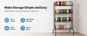 Load image into Gallery viewer, Amocart 3D Printer Filament Storage Rack 4Tier Heavy Duty Rolling Spool Holder Racks with Wheels Filaments Organzied for Office