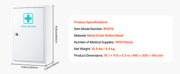 Load image into Gallery viewer, Amocart 3-Shelf First Aid Cabinet 1000Pcs Wall Mounted OSHA&ANSI 2015 (Class A) Industrial Emergency Metal Med Box for Business
