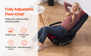 Load image into Gallery viewer, Amocart Floor Chair Recycled Foam Folding Sofa Chair Multifunctional Floor Chair with Back Support Ideal for Sleeping Reading