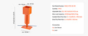 Load image into Gallery viewer, SucceBuy 24700 lbs Screw Jack Post 13.2"-18.7" Adjustable Shore Jack Temporary House Floor Jack Pole for Home Leveling Lifting