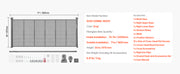 Bild in Galerie-Viewer laden, Amocart 55/71/110in Retractable Baby Gate 34in Tall Extends Wide Retractable Gate for Kids Pets Mesh Material Easy to Install