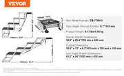 Charger l'image dans la visionneuse de galerie, Amocart Dog Stair for Cars Wide Dog Car Steps Folding Portable Pet Steps Lightweight Aluminum for Car SUV and Truck 150 lbs