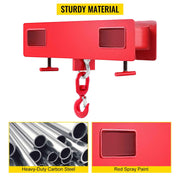 Load image into Gallery viewer, Amocart Forklift Lifting Hoist Swivel Hook Mobile Crane 4400 lbs 2 Ton Lift Mobile Crane Attachments for Garage Workshop