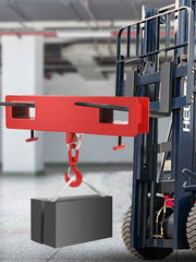 Load image into Gallery viewer, Amocart Forklift Lifting Hoist Swivel Hook Mobile Crane 4400 lbs 2 Ton Lift Mobile Crane Attachments for Garage Workshop