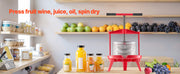 Load image into Gallery viewer, Amocart 9L 14L Fruit Wine Press Stainless Steel Basket with Cross-beam and Triangular Structure Manual Juice Maker for Kitchen
