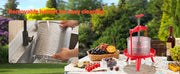 Load image into Gallery viewer, Amocart 9L 14L Fruit Wine Press Stainless Steel Basket with Cross-beam and Triangular Structure Manual Juice Maker for Kitchen