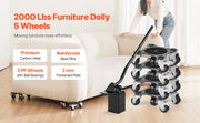 Load image into Gallery viewer, Amocart 4pcs Furniture Dolly Movers with Carbon Steel Panel Fridge Sofa Lift Slider Tool Set for Home Appliance Washing Machine