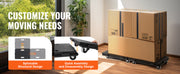 Load image into Gallery viewer, Amocart 2 Pack Furniture Mover Pallet Trolley 500 lbs Each Count with 4 Wheels Small Flat Dolly Cart for Industrial Machinery