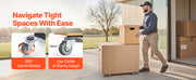 Load image into Gallery viewer, SucceBuy 4PCS Furniture Dolly 1200Lbs/3474Lbs Fridge Movers with 5 360° Rotation Wheels&Lift Slider Tool Set for Appliances Sofa