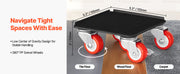 Load image into Gallery viewer, Amocart 4PCS Furniture Dolly 1200Lbs/3474Lbs Fridge Movers with 5 360° Rotation Wheels&Lift Slider Tool Set for Appliances Sofa