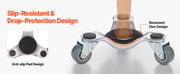 Bild in Galerie-Viewer laden, Amocart 4pcs Furniture Dolly Movers with Triangle Swivel Caster & 3 Wheels Fridge Lift Mover Tool Set for Home Appliances Sofa