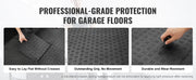 Bild in Galerie-Viewer laden, Amocart Garage Tiles Interlocking 12in 25/50Pcs Garage Floor Covering Tiles Non-Slip Double-Sided Texture for Garages Repair